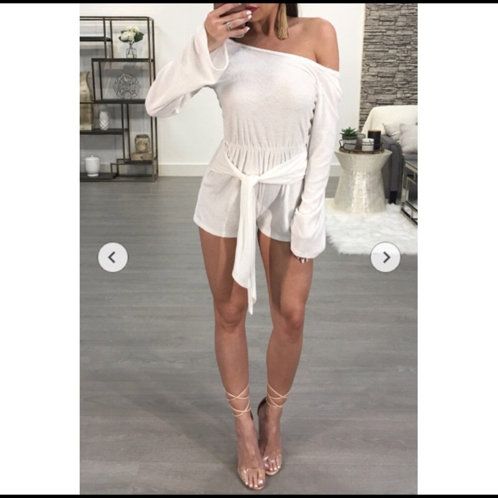 NWT Miami boutique white romper